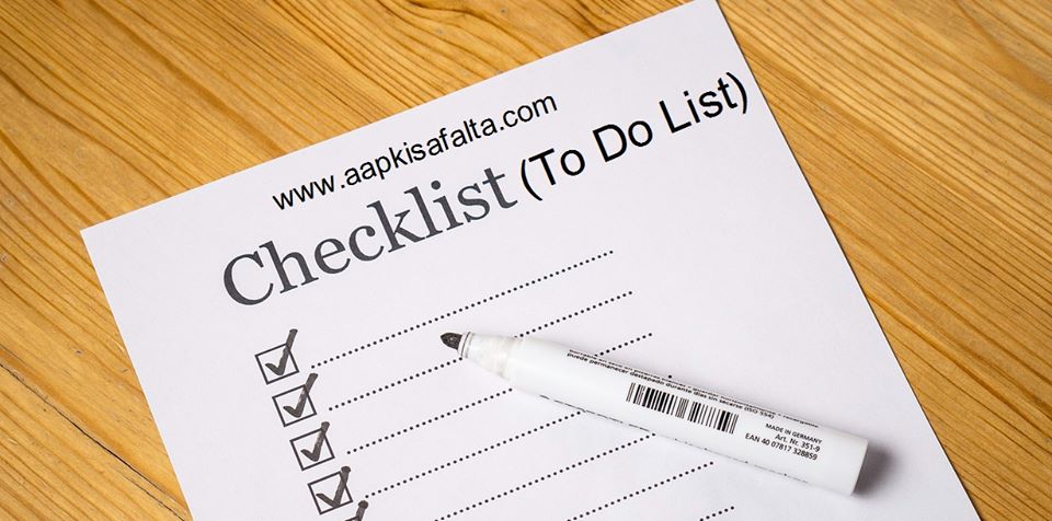 to do list in hindi
