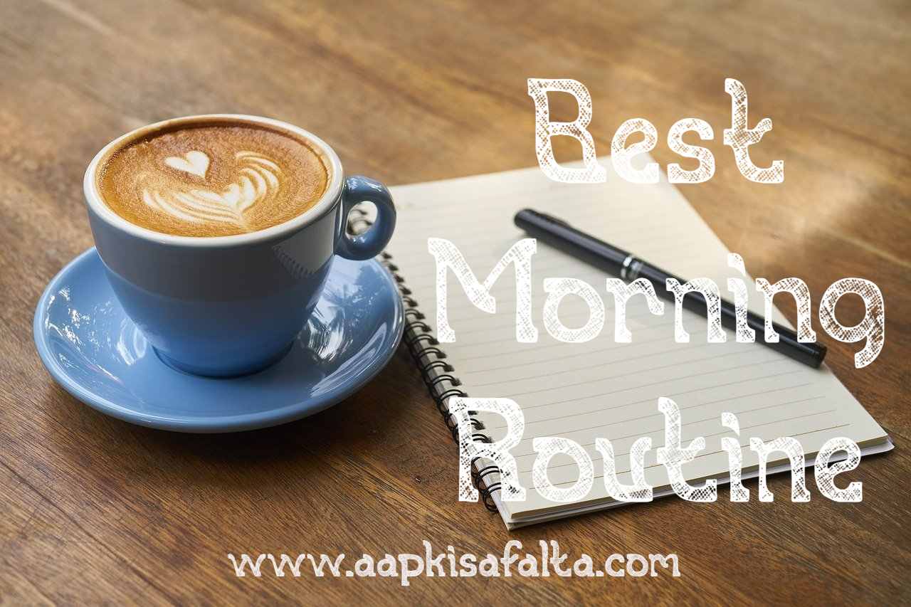 morning routine hindi